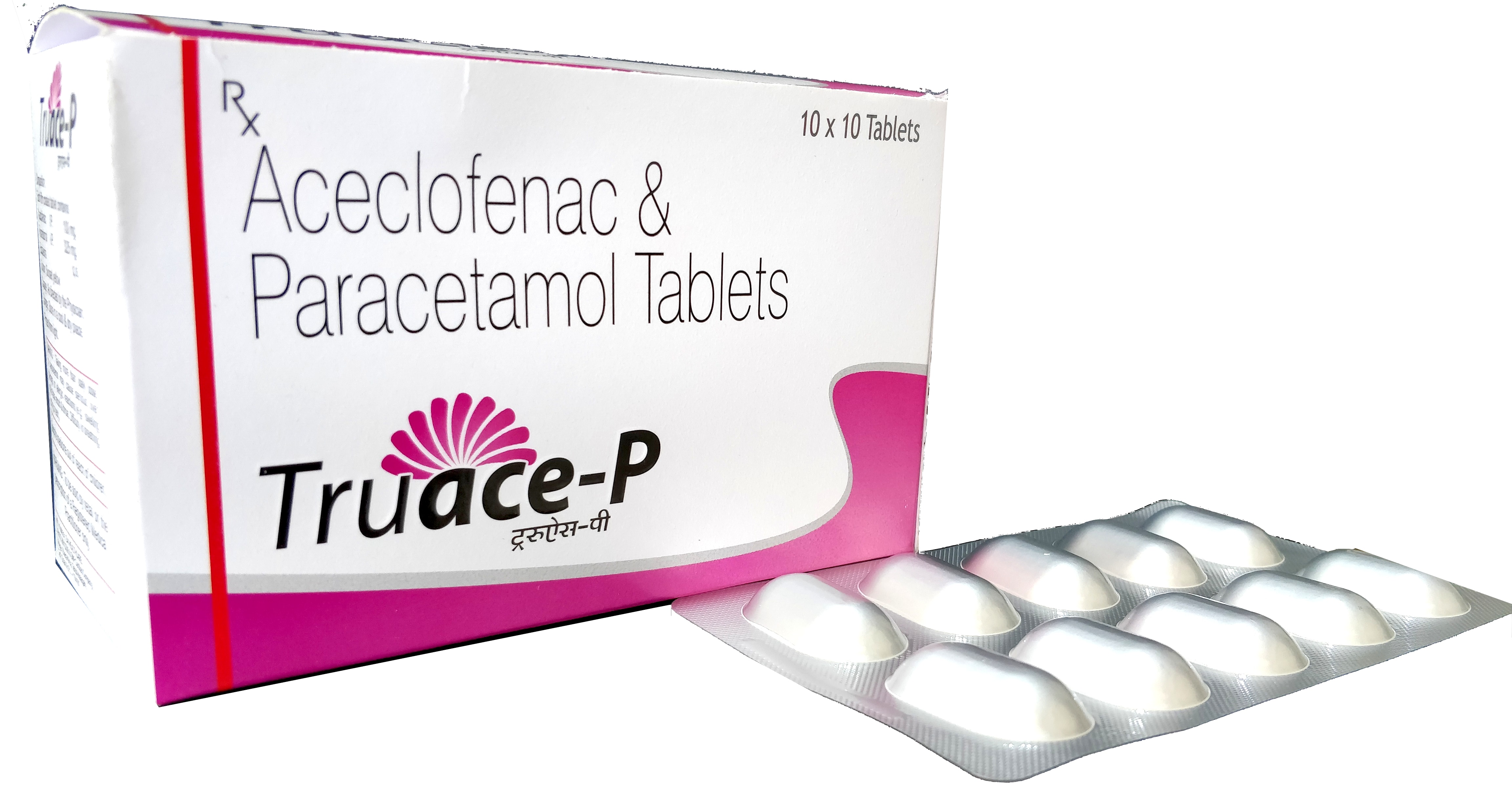 Truace-P Tablet (Alu Alu) — Aceclofenac 100 mg + Paractamol 325 mg from Trumac Healthcare PCD Pharma Franchise India