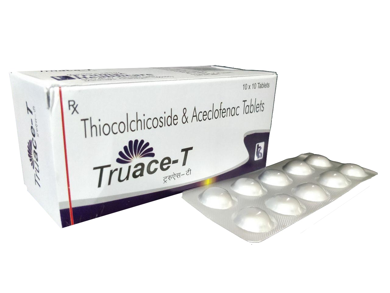 Truace-T Tablet — Aceclofenac 100 mg + Thiocolchicoside 4 mg from Trumac Healthcare PCD Pharma Franchise India