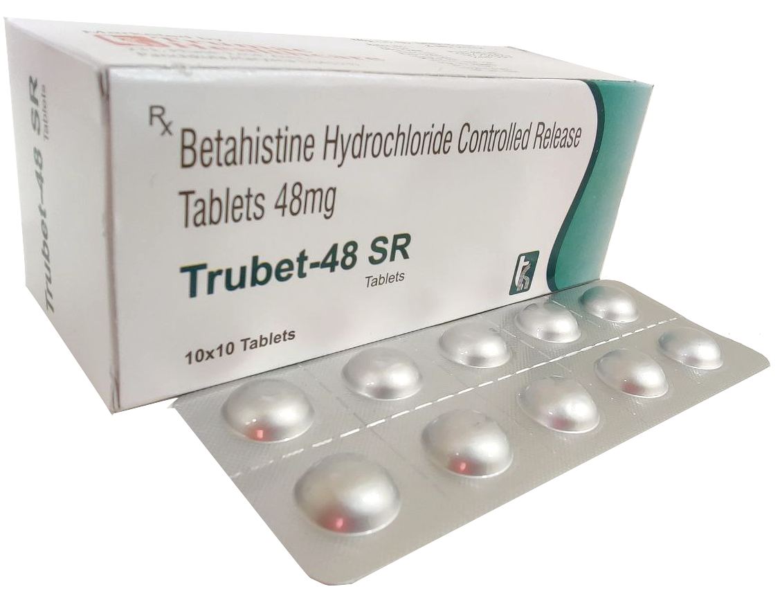 Trubet-48 SR Tablet — Betahistine 48 mg (Sustained Release) from Trumac Healthcare PCD Pharma Franchise India