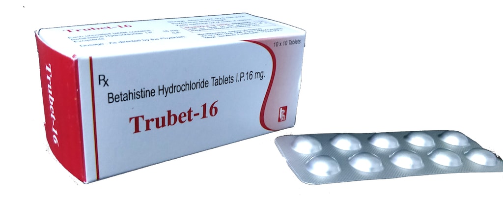 Trubet-16 Tablet — Betahistine 16 mg from Trumac Healthcare PCD Pharma Franchise India