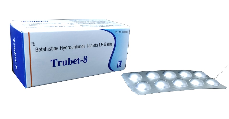 Trubet-8 Tablet — Betahistine 8 mg from Trumac Healthcare PCD Pharma Franchise India