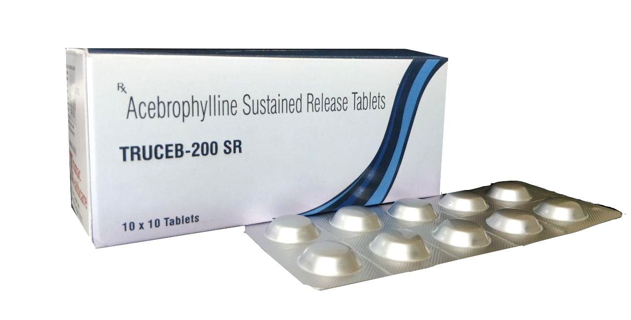 Acebrophylline 200 mg (Sustained Release) Tablet — manufactured by Trumac Healthcare