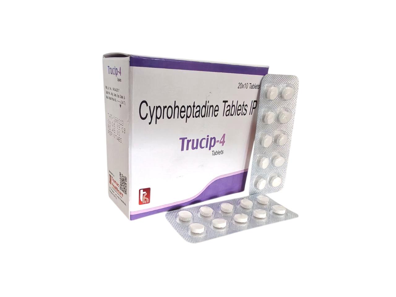 Cyproheptadine 4 mg Tablet — manufactured by Trumac Healthcare
