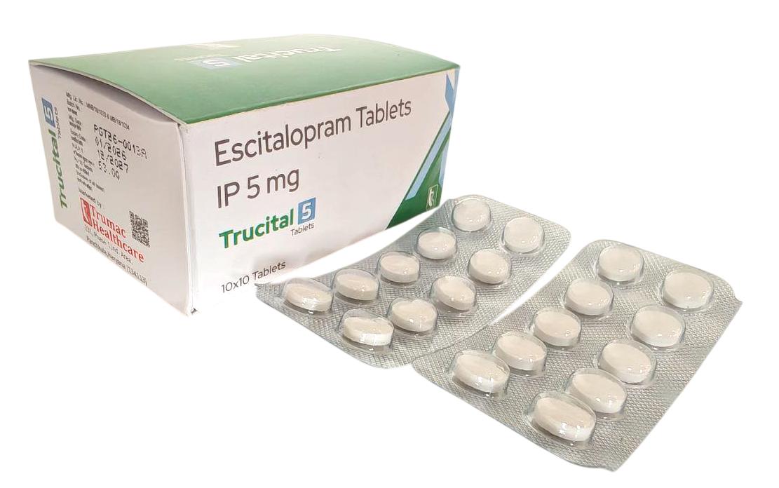 Escitalopram IP 5 mg Tablet — manufactured by Trumac Healthcare