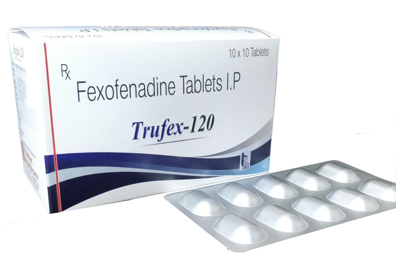 Fexofenadine 120 mg Tablet — manufactured by Trumac Healthcare