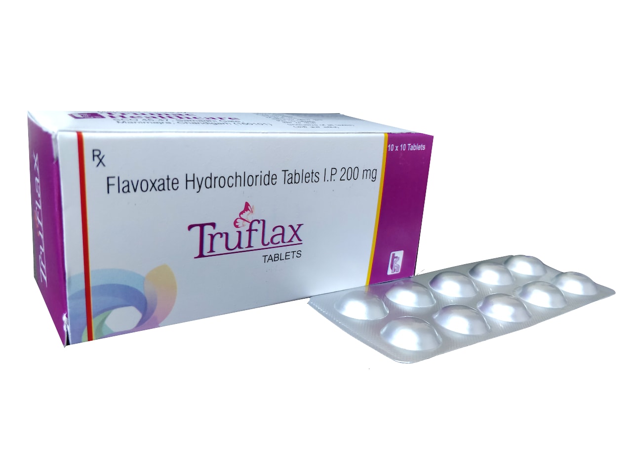 Flavoxate 200 mg Tablets Tablet — manufactured by Trumac Healthcare
