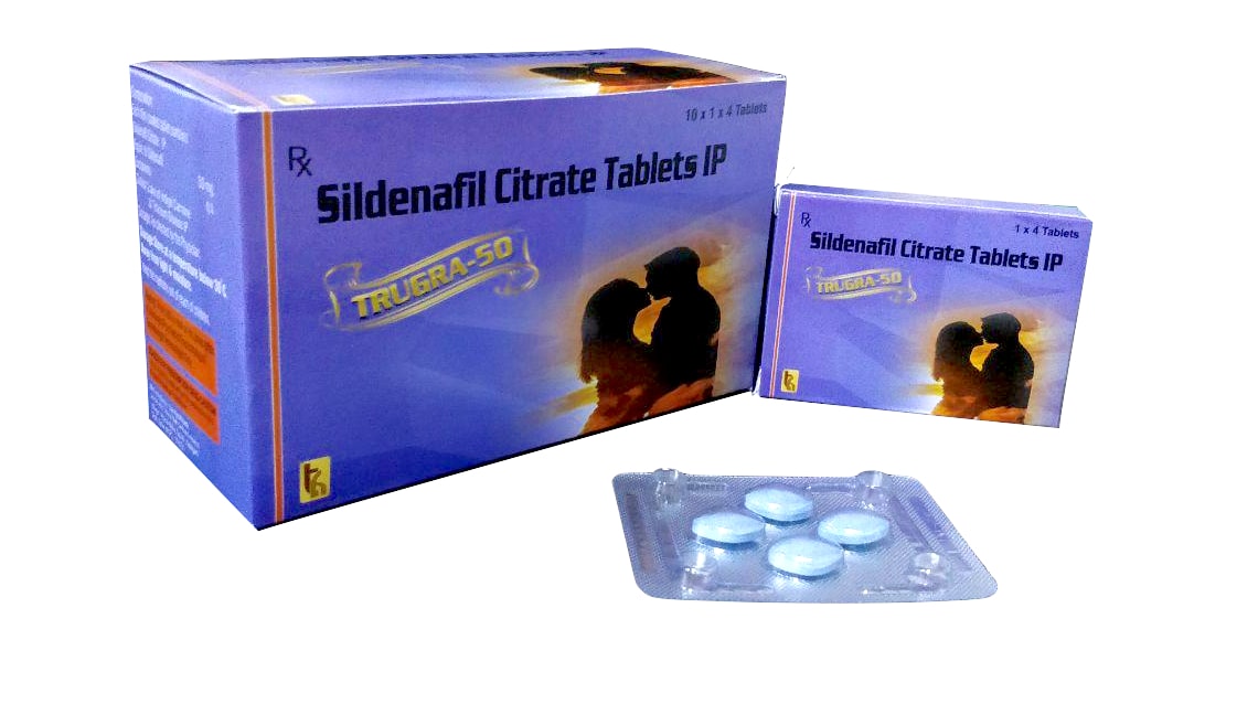 Trugra-50 Tablet — Sildenafil Citrate 50 mg from Trumac Healthcare PCD Pharma Franchise India