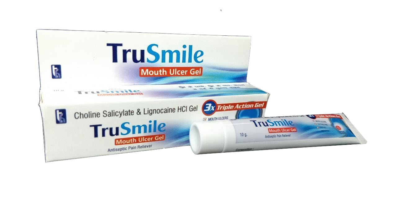Trusmile Dental Gel — Choline Salicylate 8.7% + Lignocaine HCl 2% from Trumac Healthcare PCD Pharma Franchise India