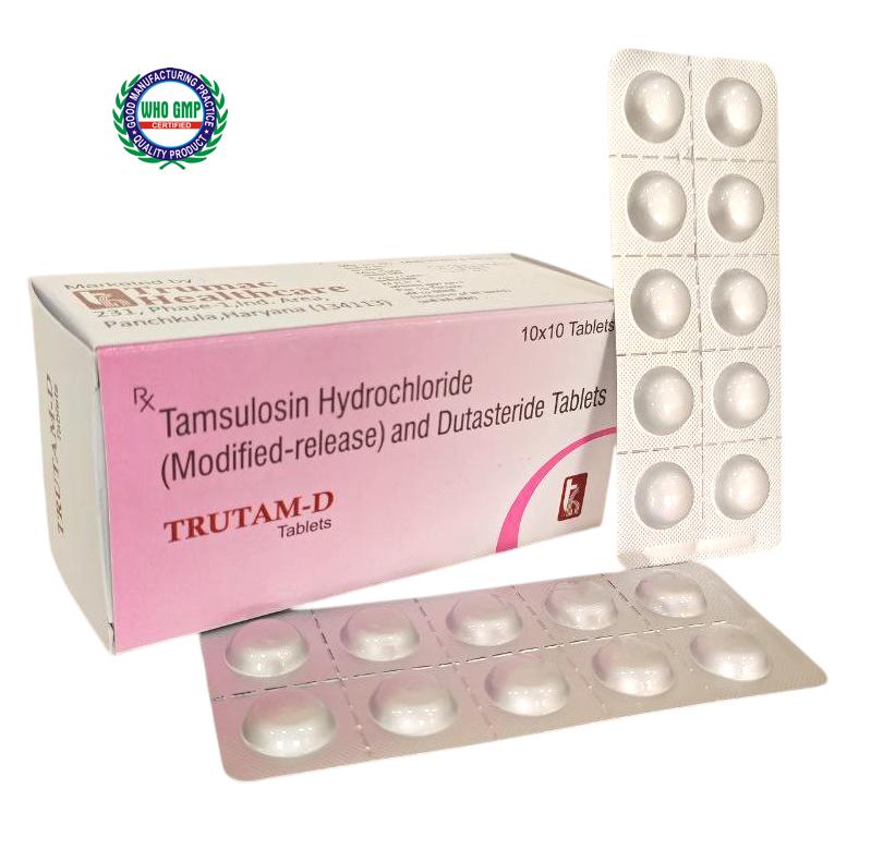 Dutasteride 0.5 mg + Tamsulosin Hydrochloride 0.4 mg Tablet — manufactured by Trumac Healthcare