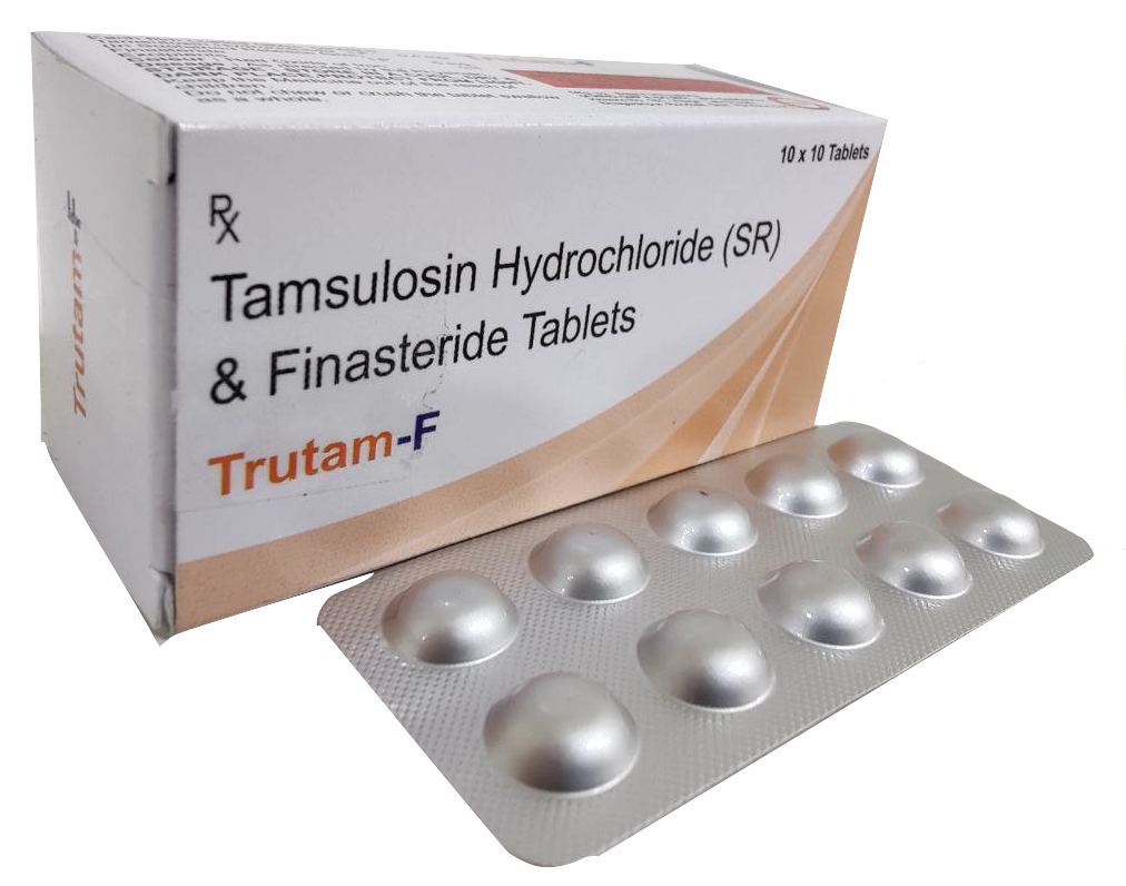 Trutam-F Tablet — Tamsulosin 0.4 mg + Finasteride 5 mg from Trumac Healthcare PCD Pharma Franchise India