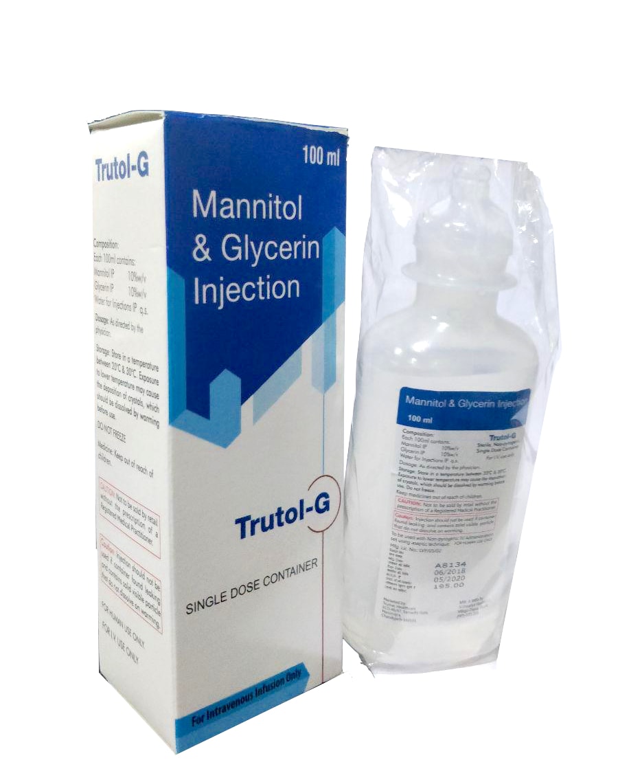 Trutol-G IV Infusion — Mannitol 10% + Glycerin 10% (Intravenous Infusion) from Trumac Healthcare PCD Pharma Franchise India
