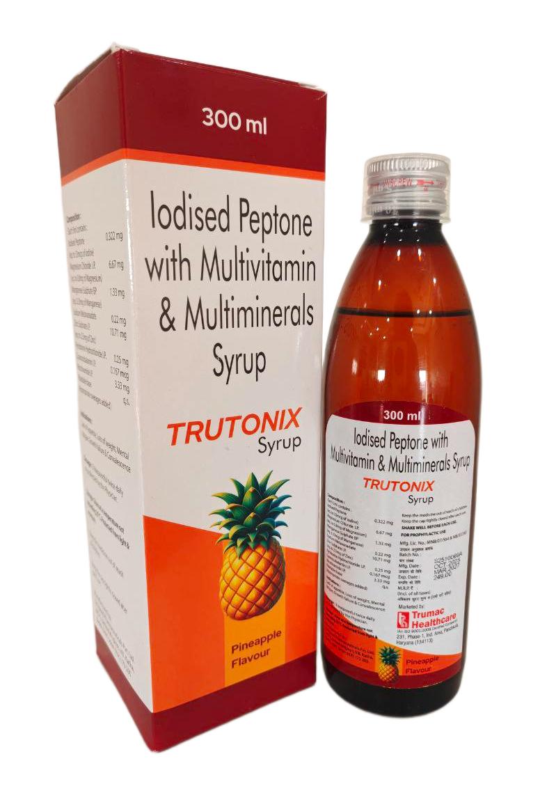IODISED PEPTONE WITH MULTIVITAMIN & MULTIMINERALS SYRUP (In Drug) Syrup — manufactured by Trumac Healthcare