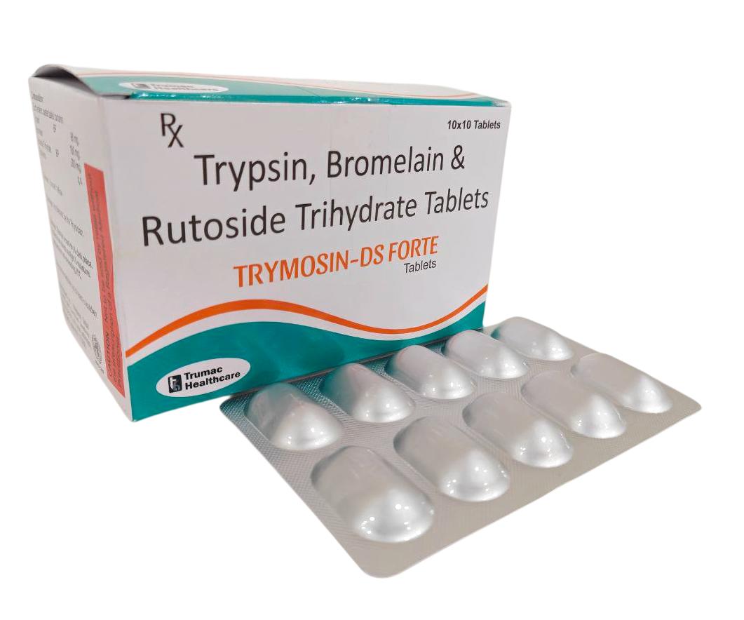 Bromelain (180 mg) + Trypsin (96 mg) + Rutoside (200 mg) Tablet — manufactured by Trumac Healthcare