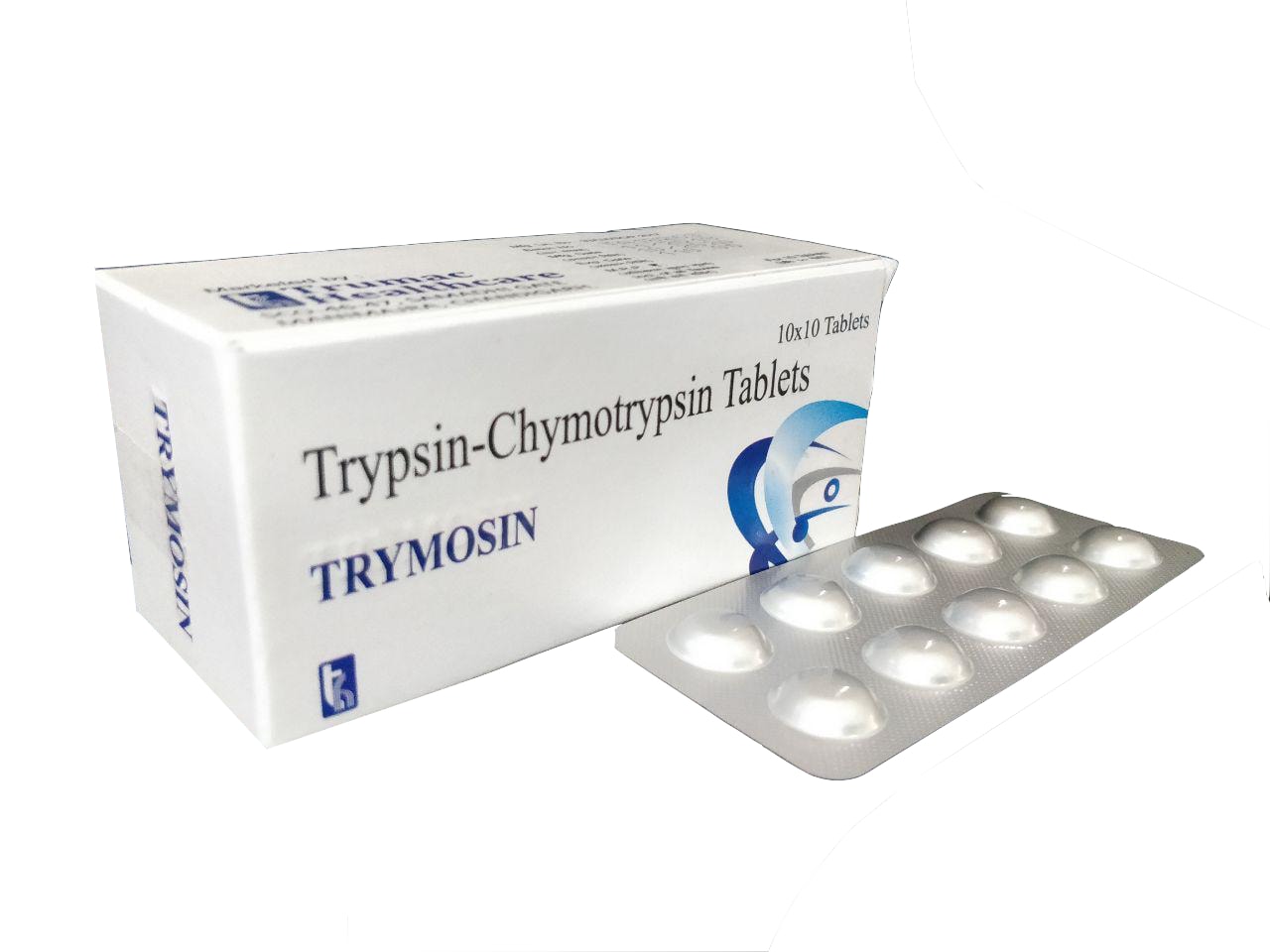 Trymosin Tablet — Trypsin + Chymotrypsin 1,00,000 IU (1 Lac IU) from Trumac Healthcare PCD Pharma Franchise India