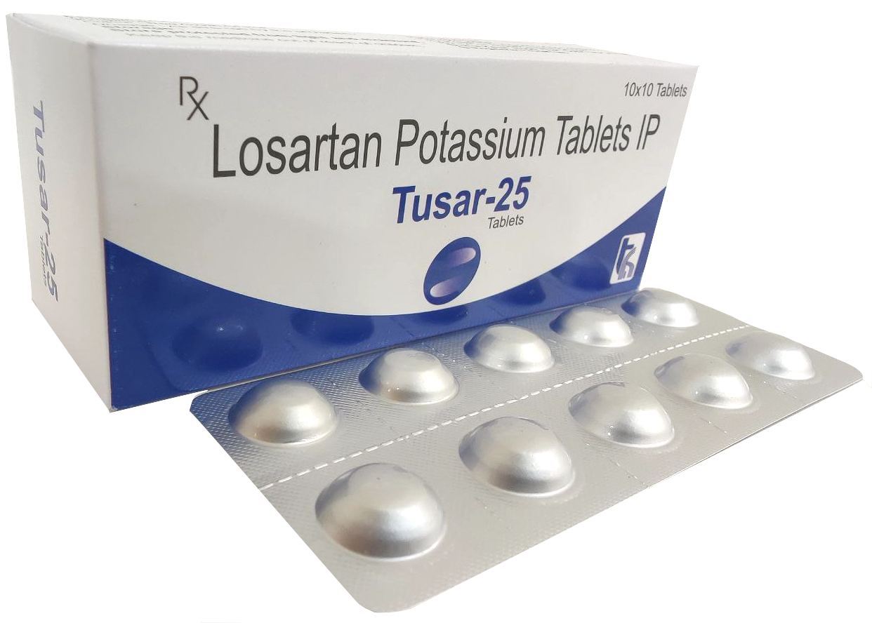 Losartan Potassium 25 mg Tablet — manufactured by Trumac Healthcare
