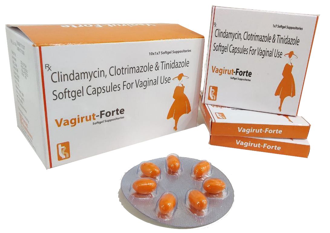 Clindamycin 100 mg + Clotrimazole 100 mg + Tinidazole 100 mg Softgel — manufactured by Trumac Healthcare