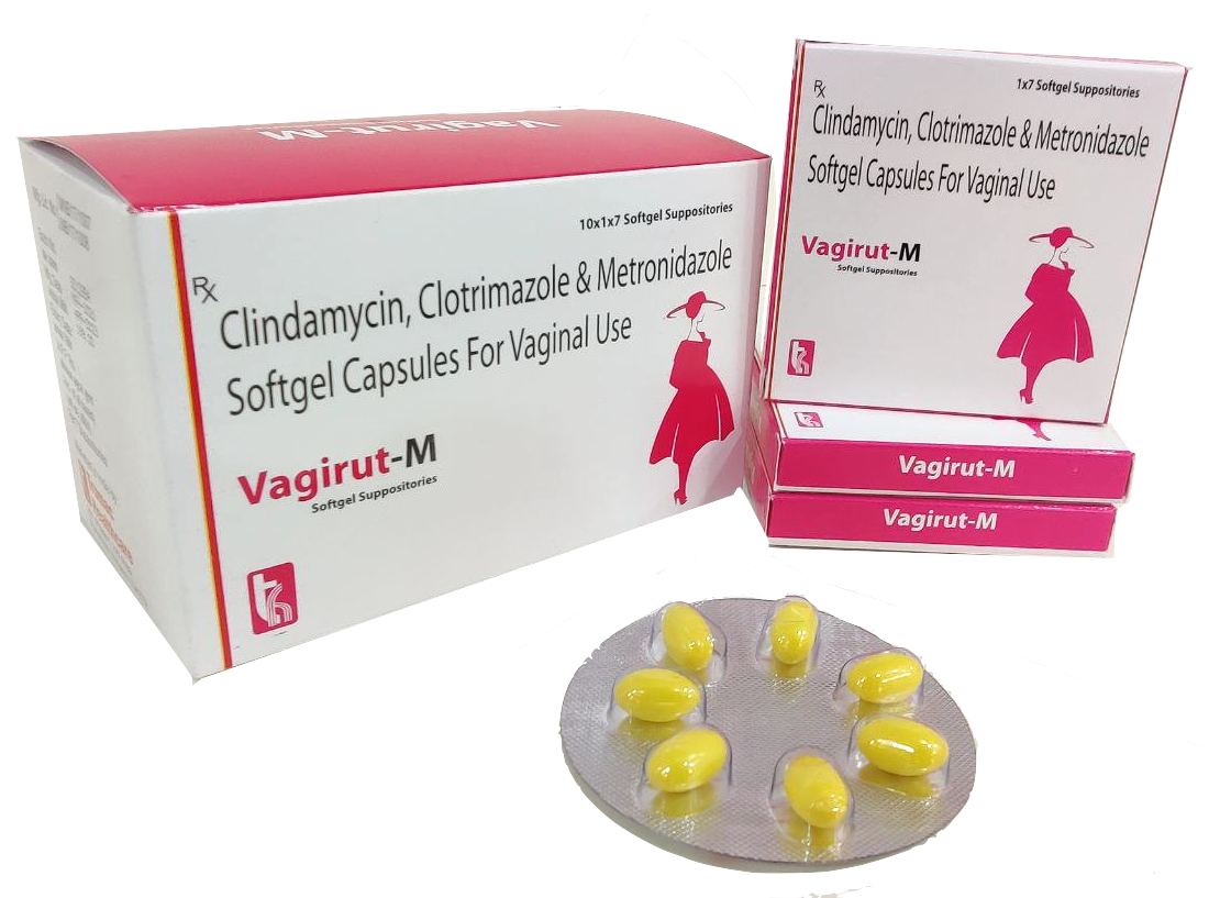 Clindamycin 100 mg + Clotrimazole 100 mg + Metronidazole 100 mg Softgel — manufactured by Trumac Healthcare