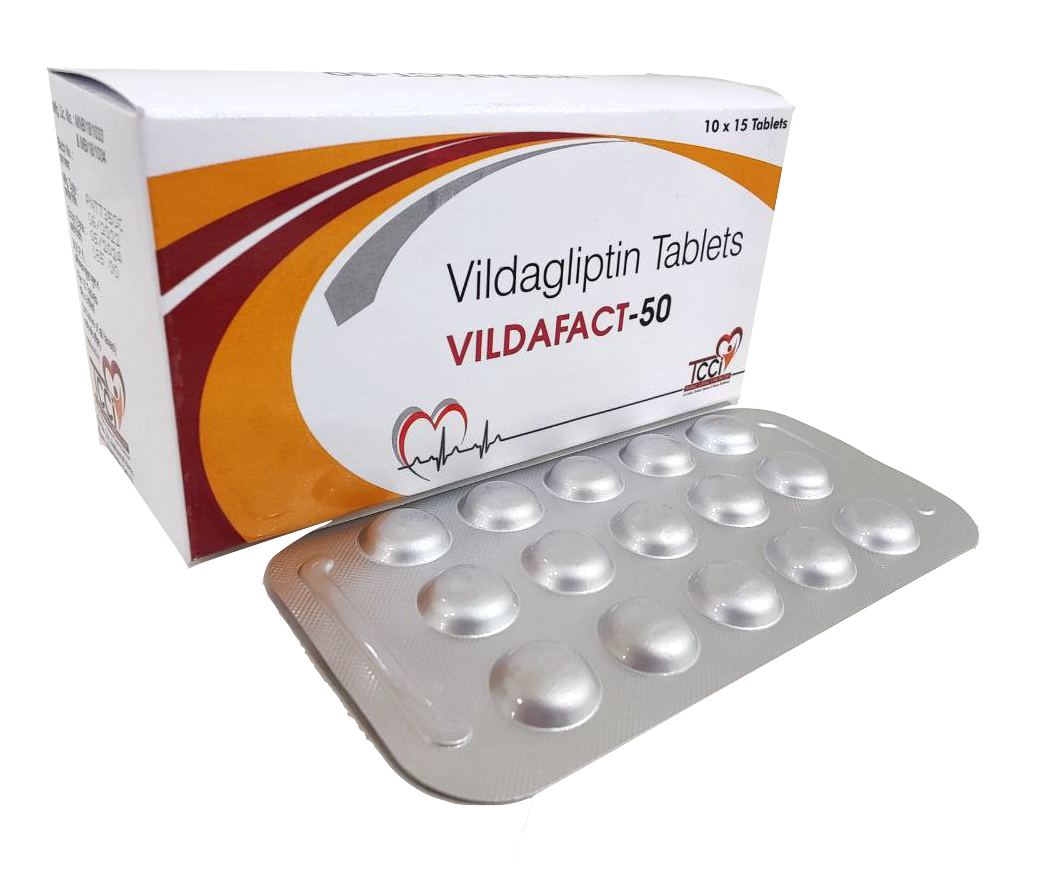 vildagliptin 50 mg Tablet — manufactured by Trumac Healthcare