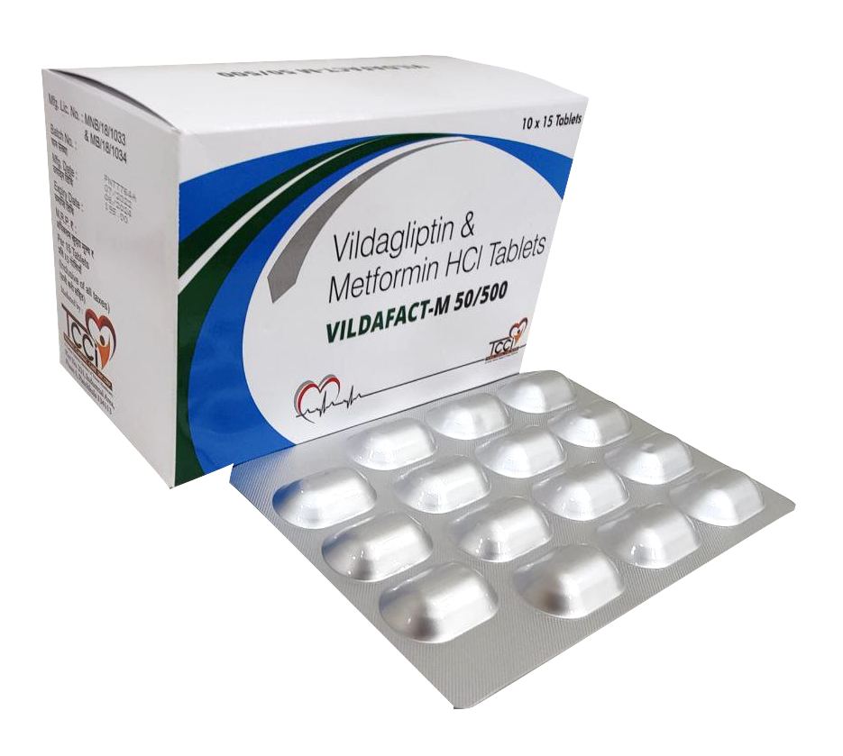 Vildagliptin 50 mg + Metformin 500 mg Tablet — manufactured by Trumac Healthcare