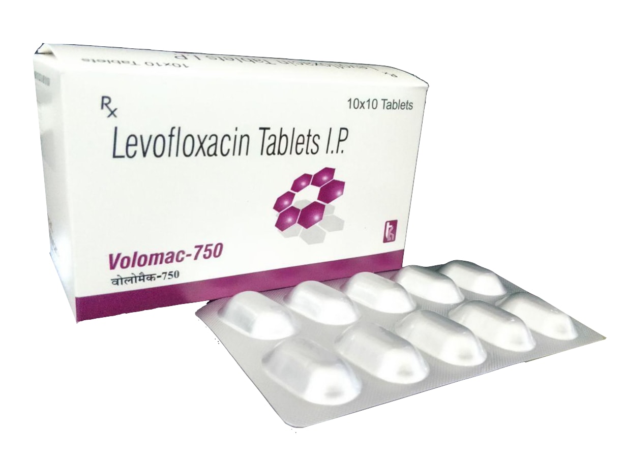 Volomac-750 Tablet — Levofloxacin Hemihydrate 750 mg from Trumac Healthcare PCD Pharma Franchise India