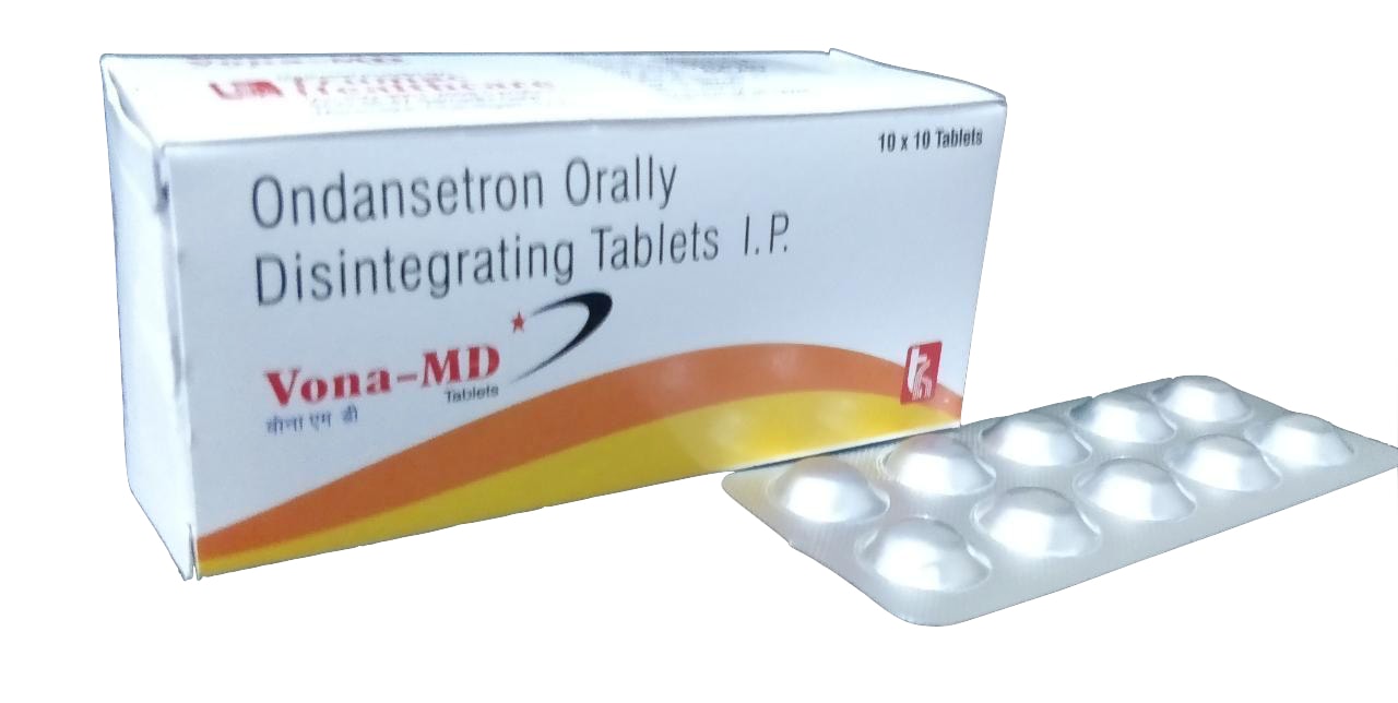 Vona-4 MD Tablet — Ondansetron Hydrochloride 4 mg (Dispersible) from Trumac Healthcare PCD Pharma Franchise India