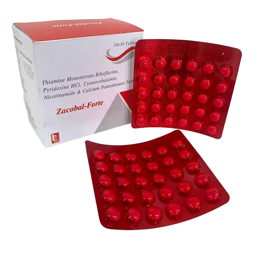 Zacobal-Forte Tablet — Thiamine 10 mg + Riboflavine 10 mg + Methylcobalamin + B-Complex from Trumac Healthcare PCD Pharma Franchise India