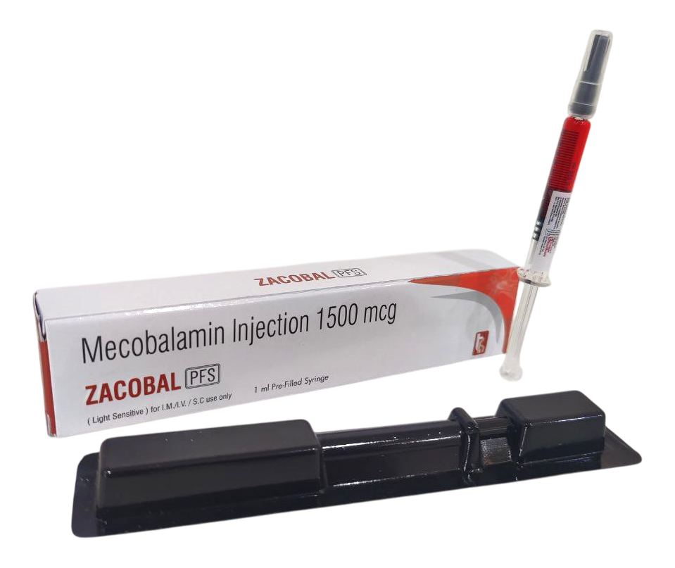 Zacobal-1500 PFS Injection — Methylcobalamin 1500 mcg (Pre-Filled Syringe) from Trumac Healthcare PCD Pharma Franchise India