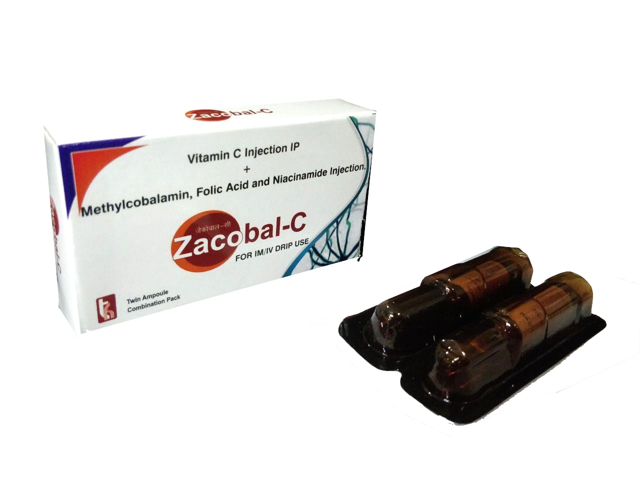 Zacobal-C Twin Pack — Vitamin C 150 mg + Methylcobalamin 500 mcg (Twin Pack) from Trumac Healthcare PCD Pharma Franchise India