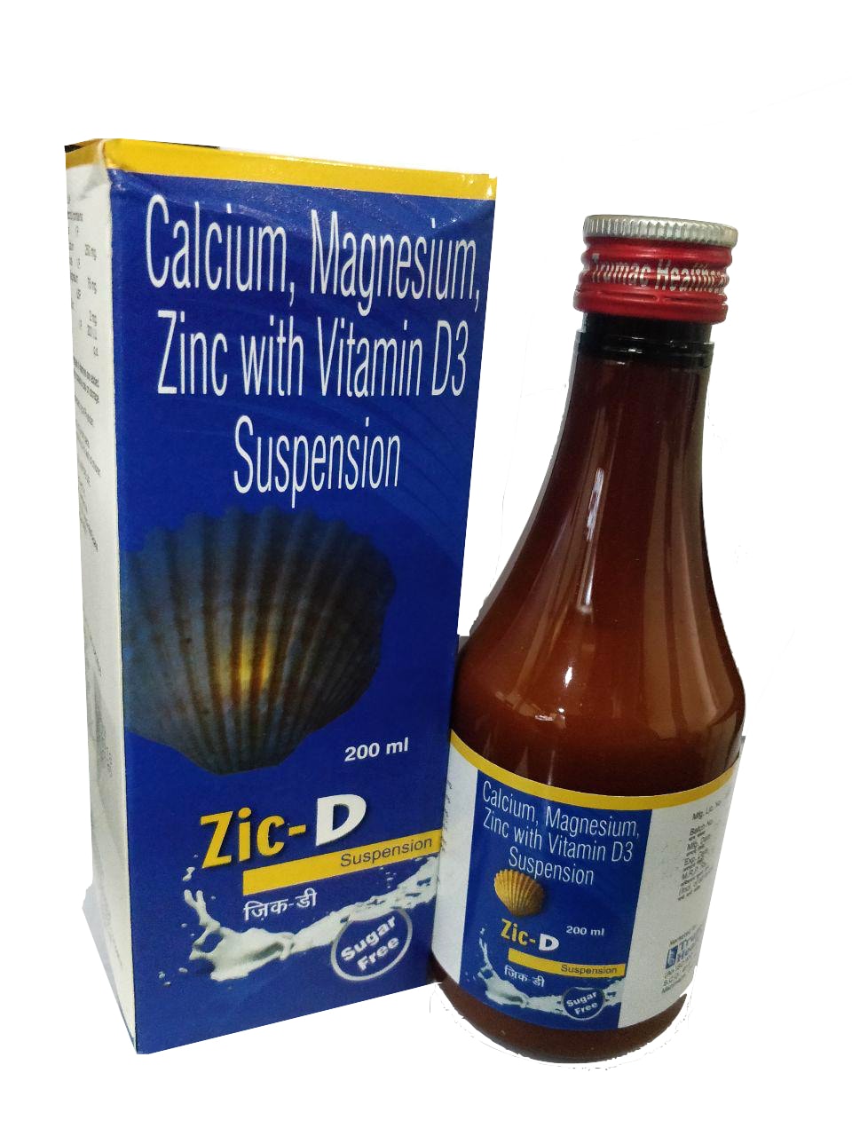 Calcium Carbonate 250 mg + Magnesium 75 mg + Zinc 2 mg + Vitamin D3 200 I.U Tablet — manufactured by Trumac Healthcare