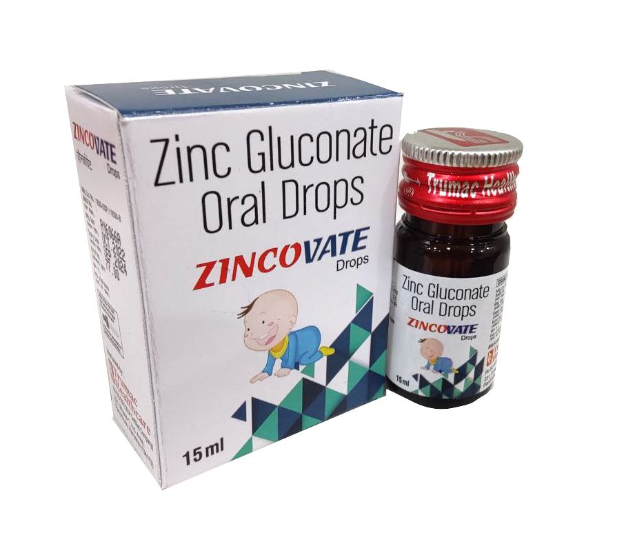Zincovate Drops — Zinc Gluconate eq. to Elemental Zinc from Trumac Healthcare PCD Pharma Franchise India