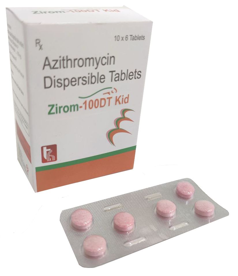 Azithromycin Dihydrate 100 mg Dispersible Tab Tablet — manufactured by Trumac Healthcare