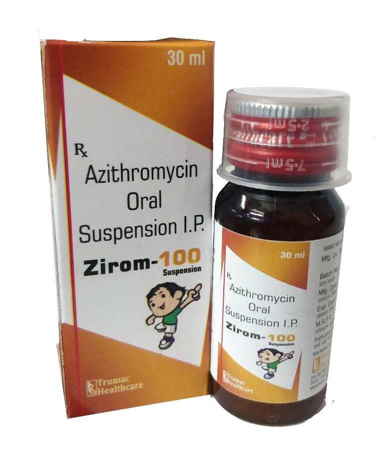Azithromycin 100 mg Suspension Suspension — manufactured by Trumac Healthcare
