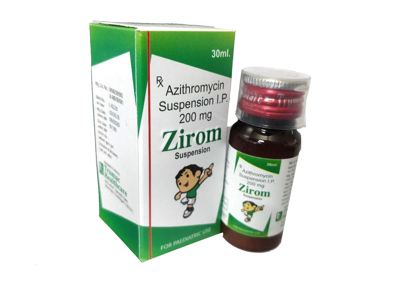 Azithromycin 200 mg Suspension — manufactured by Trumac Healthcare