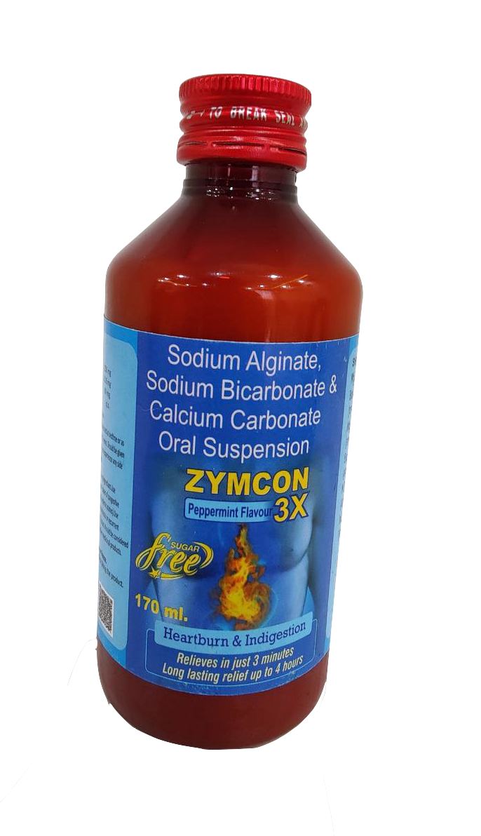 Sodium Alginate 250 mg + Sodium Bicarbonate 133.5 mg + Calcium Carbonate 80 mg (100% Raft formation same as in brand leader Raciraft) (Same as Gavison) Tablet — manufactured by Trumac Healthcare