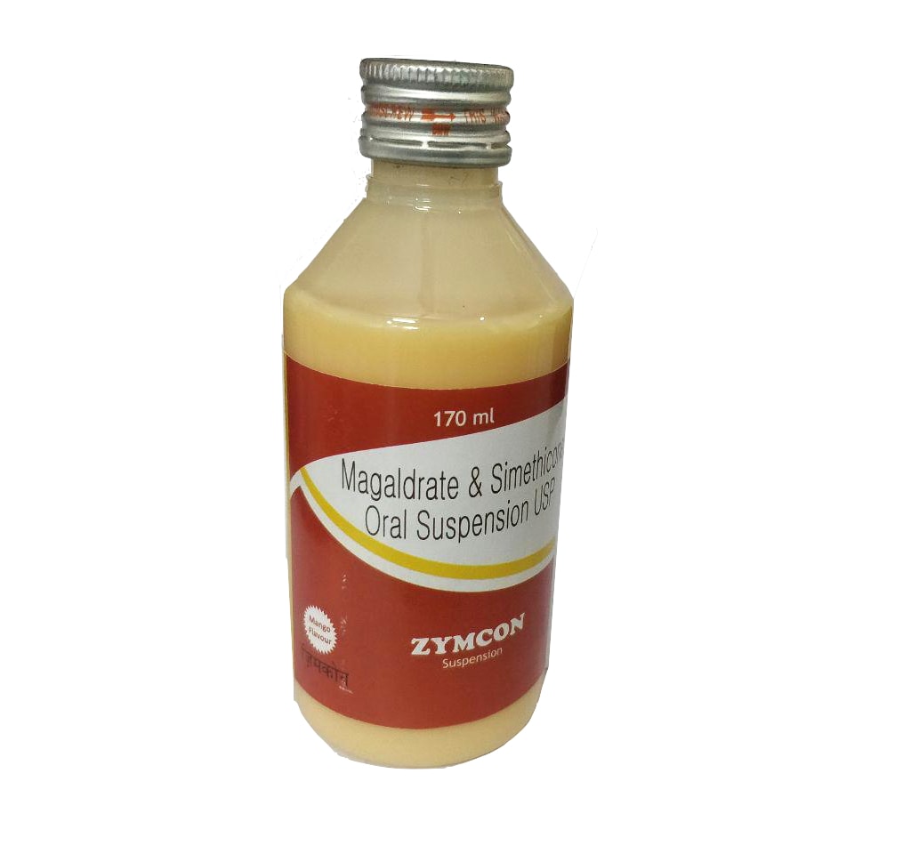 Zymcon (Mango Flavour) — Sodium Alginate + Sodium Bicarbonate + Calcium Carbonate from Trumac Healthcare PCD Pharma Franchise India