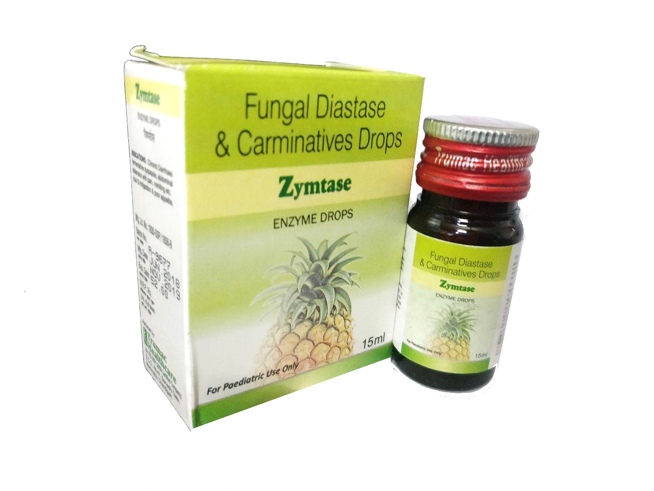 Zymtase Drops — Fungal Diastase + Pepsin per ml from Trumac Healthcare PCD Pharma Franchise India