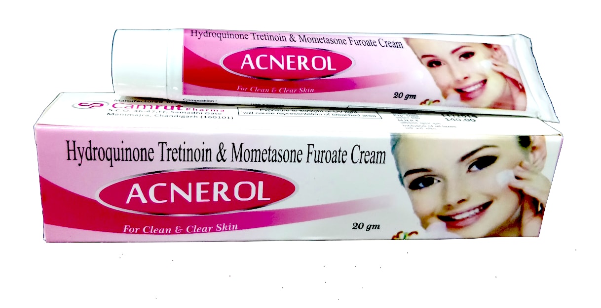 Acnerol Cream — Hydroquinone Topical 0.2% + Mometasone Topical 0.1% from Trumac Healthcare PCD Pharma Franchise India