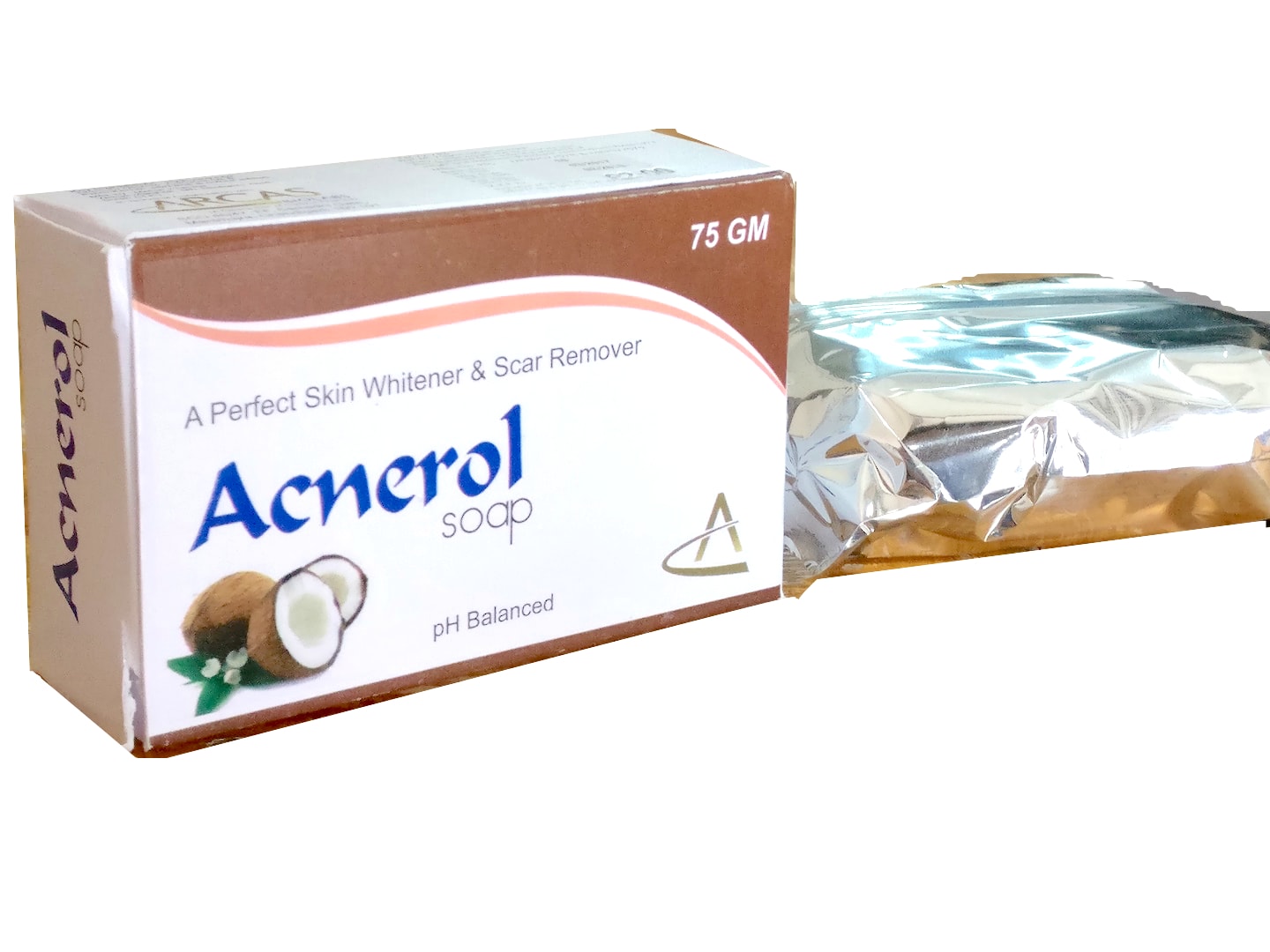 Acnerol Soap — Hydroquinone + Titanium Dioxide + Coconut Oil from Trumac Healthcare PCD Pharma Franchise India