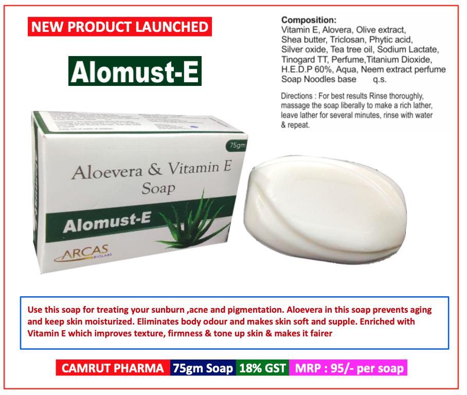Aloevera & Vit E Soap (Full Composition in Pic) Soap — manufactured by Trumac Healthcare