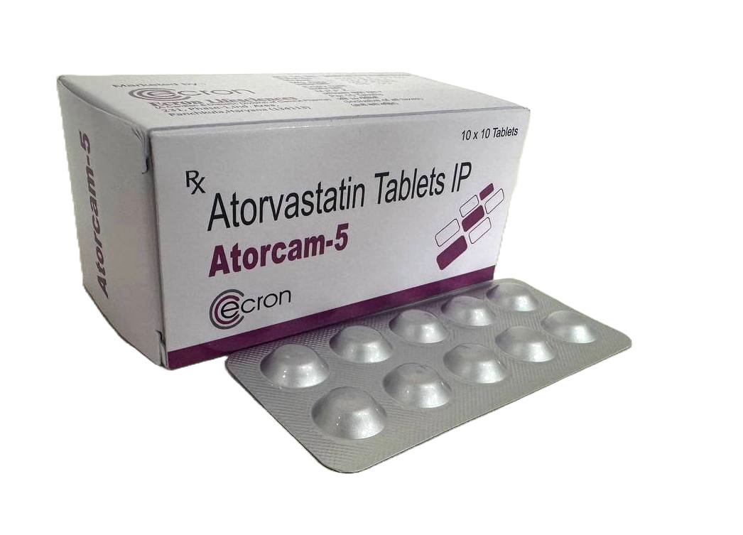Atorcam-5 Tablet — Atorvastatin Calcium 5 mg from Trumac Healthcare PCD Pharma Franchise India