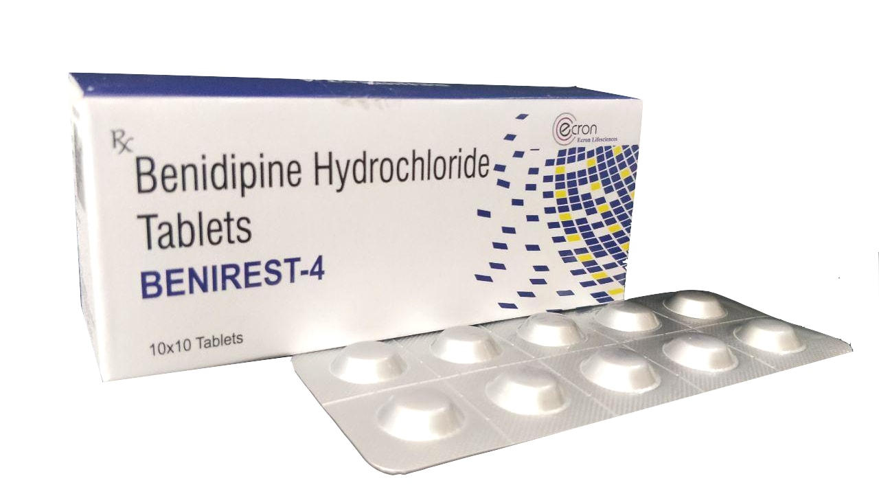 Benidipine 4 mg Tablet — manufactured by Trumac Healthcare