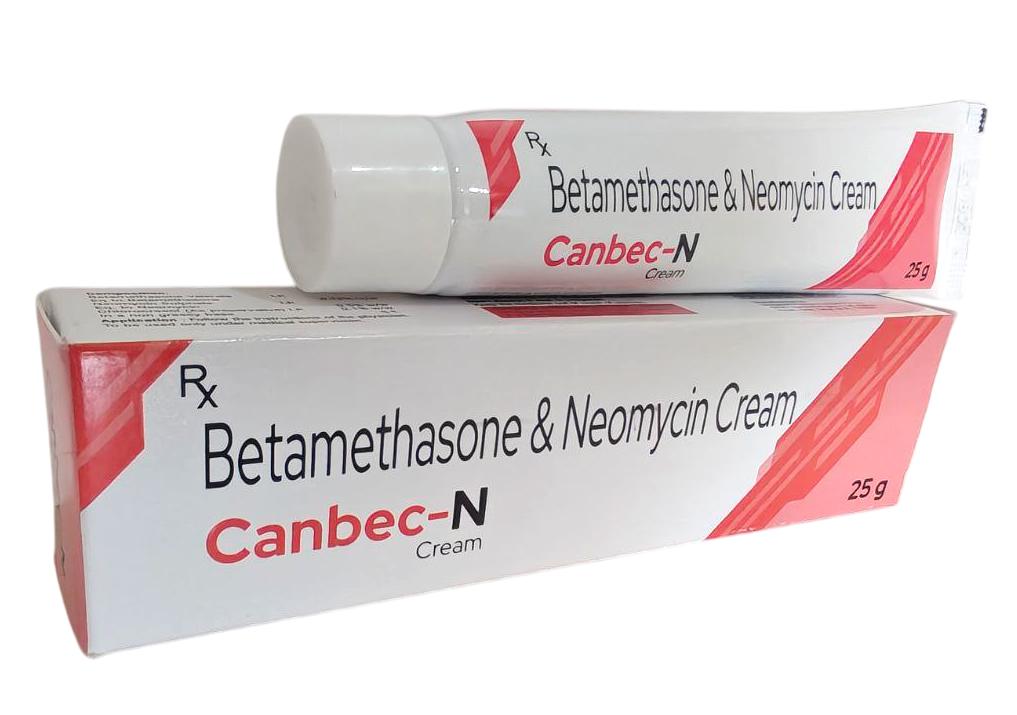 Canbec-N Cream — Beclometasone 0.025% w/w + Neomycin 0.5% w/w from Trumac Healthcare PCD Pharma Franchise India