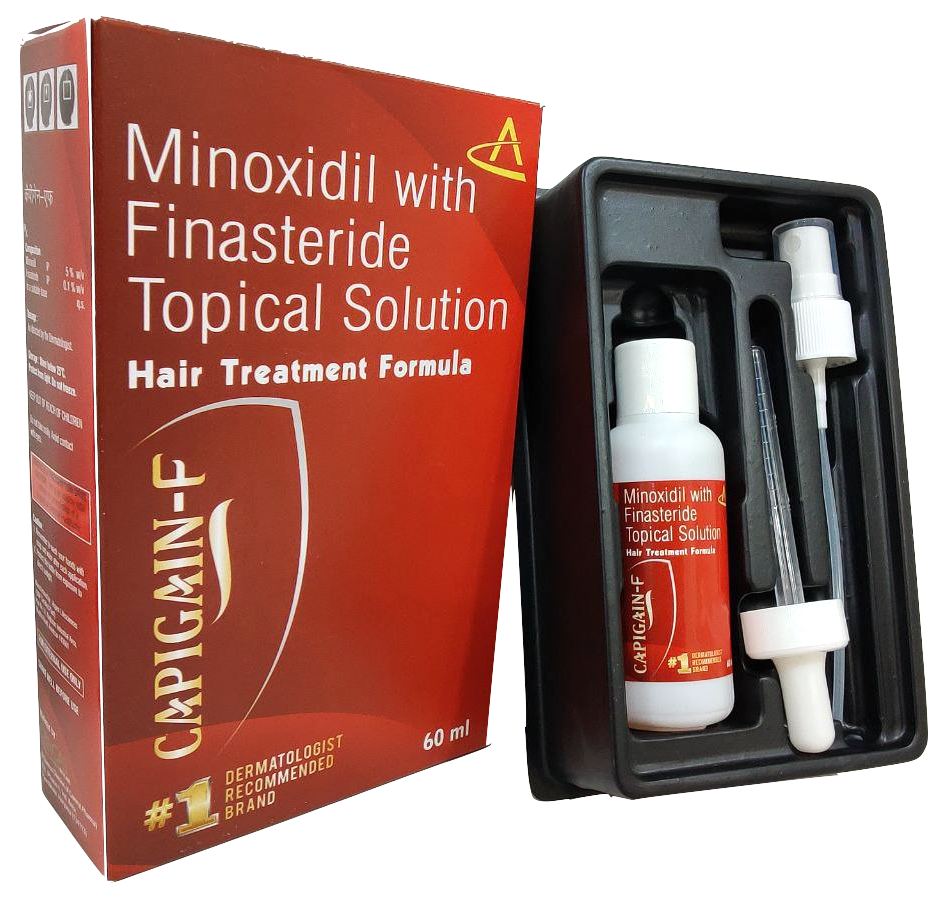 Minoxidil 5% + Finasteride 0.1% w/v Lotion Lotion — manufactured by Trumac Healthcare