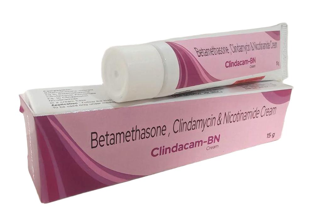Betamethasone (0.1% w/w) + Clindamycin (1% w/w) + Nicotinamide (4% w/w) Cream — manufactured by Trumac Healthcare
