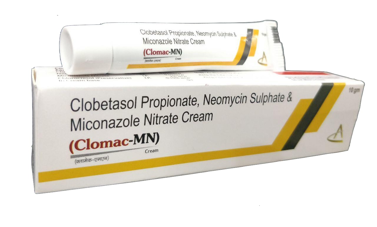 Clobetasol (0.05% w/w), Neomycin (0.5% w/w), Miconazole (2% w/w) Cream — manufactured by Trumac Healthcare