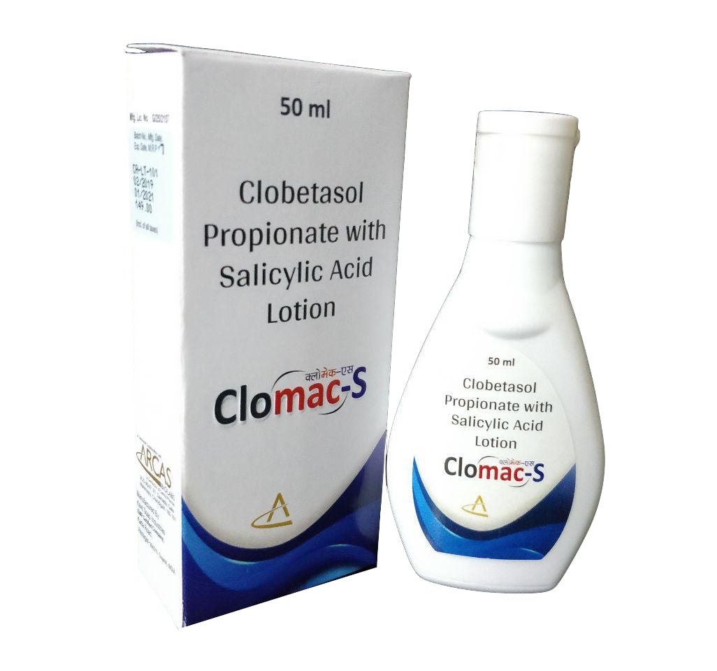 Clobetasol Propionate 0.05% w/v & Salicylic Acid 3% w/v Lotion — manufactured by Trumac Healthcare