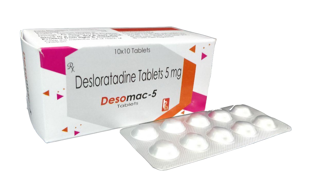 Desomac-5 Tablet — Desloratadine 5 mg from Trumac Healthcare PCD Pharma Franchise India