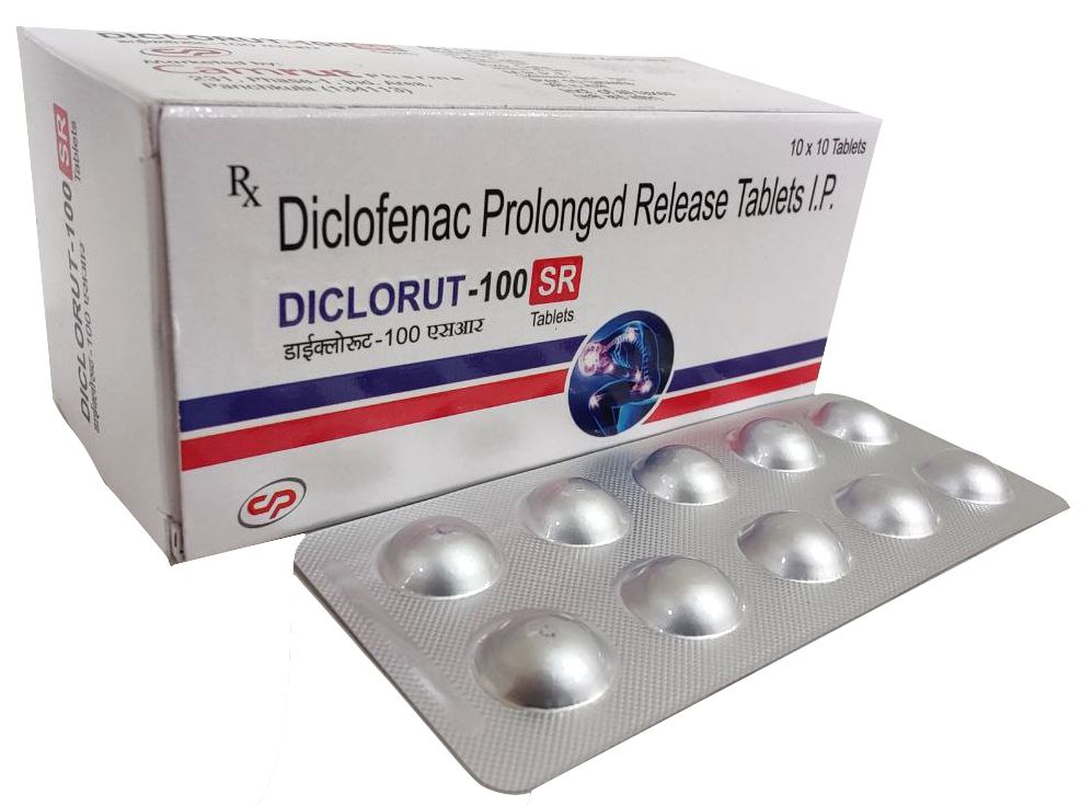 Diclofenac 100 mg Sustained Release Tab Tablet — manufactured by Trumac Healthcare