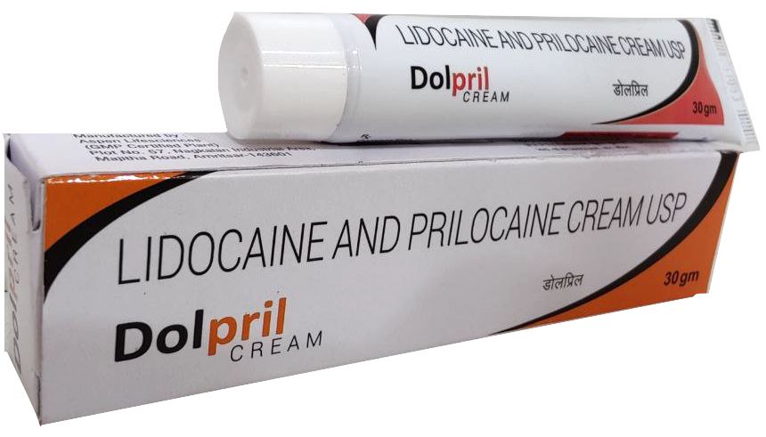 Dolpril Cream — Prilocaine 2.5% w/w + Lidocaine 2.5% w/w from Trumac Healthcare PCD Pharma Franchise India