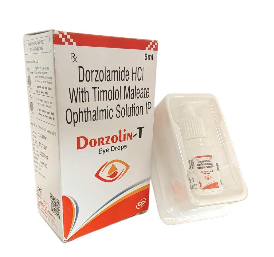 Dorzolamide (2% w/v) + Timolol (0.5% w/v) Eye Drops — manufactured by Trumac Healthcare